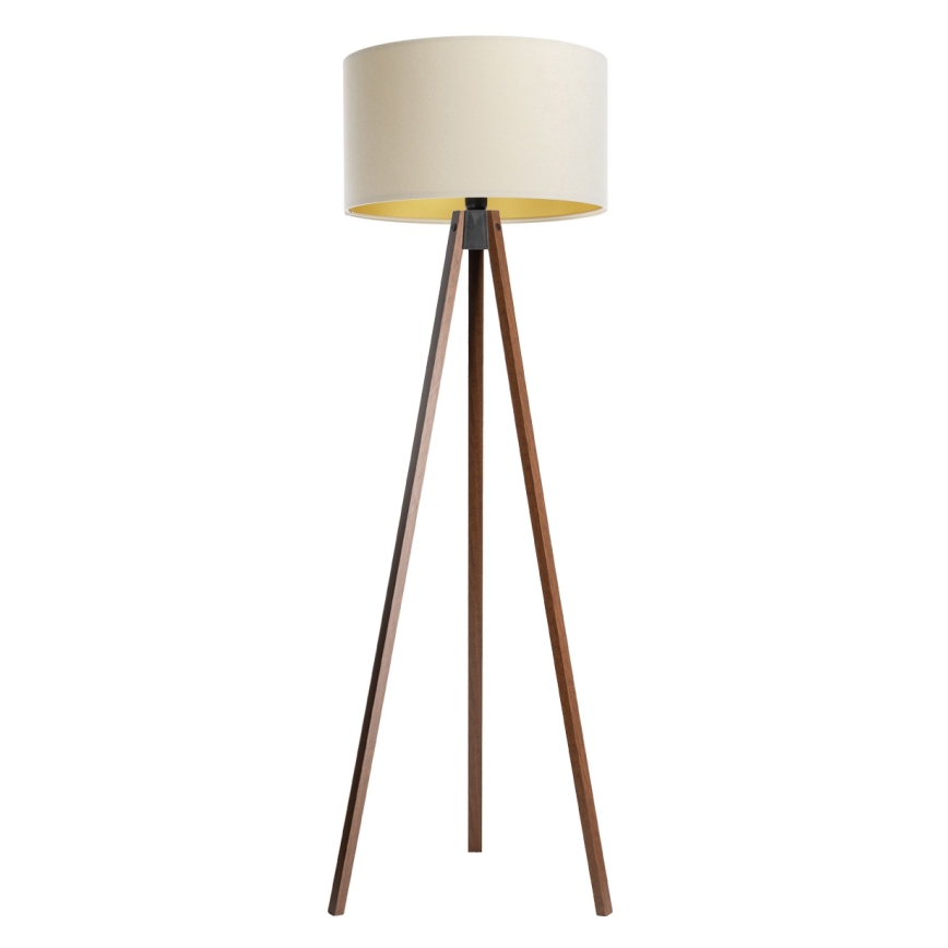 Staande Lamp STANDART 1xE27/60W/230V romig/bruin
