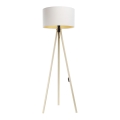 Staande Lamp STANDART 1xE27/60W/230V wit/beige