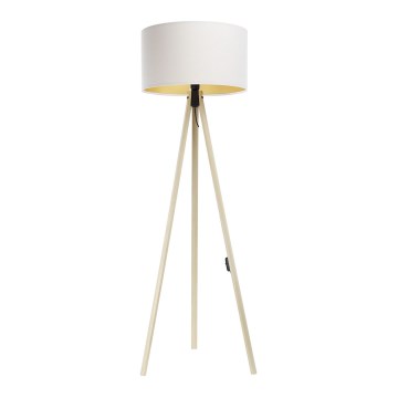 Staande Lamp STANDART 1xE27/60W/230V wit/beige