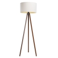 Staande lamp STANDART 1xE27/60W/230V wit/wenge