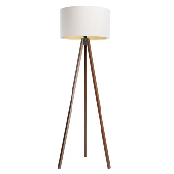 Staande lamp STANDART 1xE27/60W/230V wit/wenge
