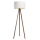 Staande lamp STANDART 1xE27/60W/230V wit/wenge