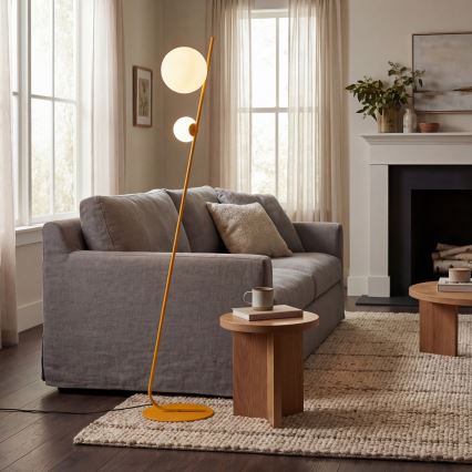 Staande lamp TATU 2xG9/8W/230V oranje