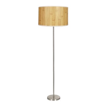 Staande lamp TIMBER 1xE27/60W/230V beige/mat chroom