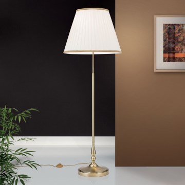 Staande Lamp TONIA 2xE27/60W/230V 154 cm wit/brons
