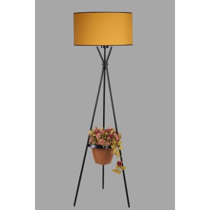 Staande Lamp VENEDIK 1xE27/60W/230V oranje/zwart