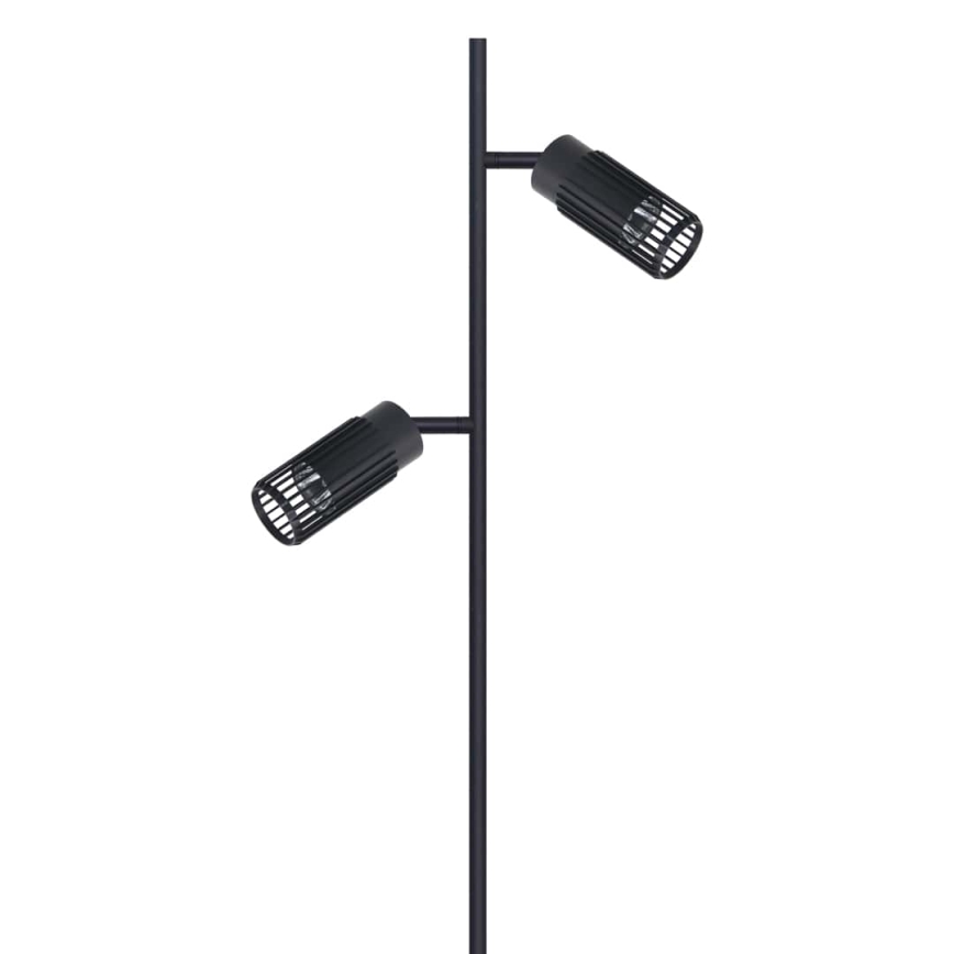 Staande Lamp VERTICAL 2xGU10/8W/230V zwart
