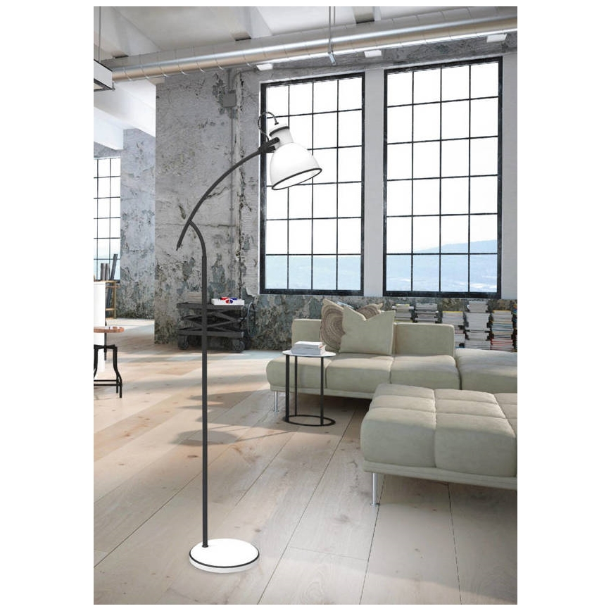 Staande lamp ZUMBA 1xE27/40W/230V wit/zwart