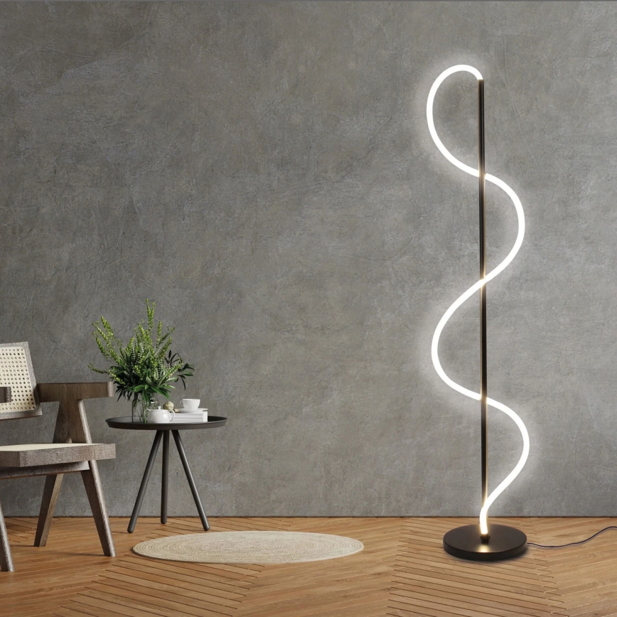 Staande LED Lamp EMMA LED/36W/230V zwart