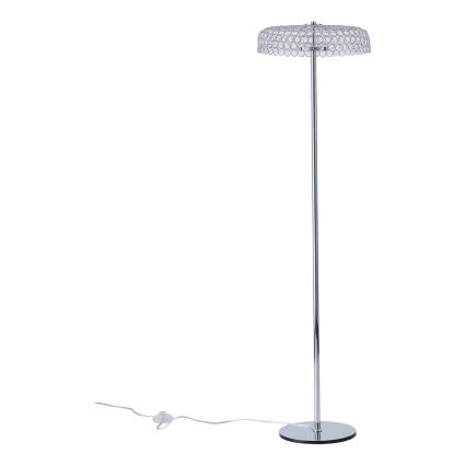 Staande LED Lamp LED/10W/230V 3000K glanzend chroom