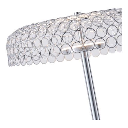 Staande LED Lamp LED/10W/230V 3000K glanzend chroom