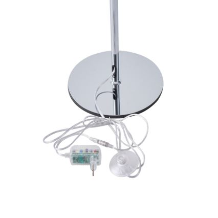 Staande LED Lamp LED/10W/230V 3000K glanzend chroom