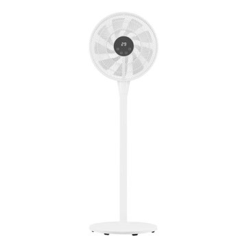 Staande ventilator 25W/230V 130 cm wit + afstandsbediening