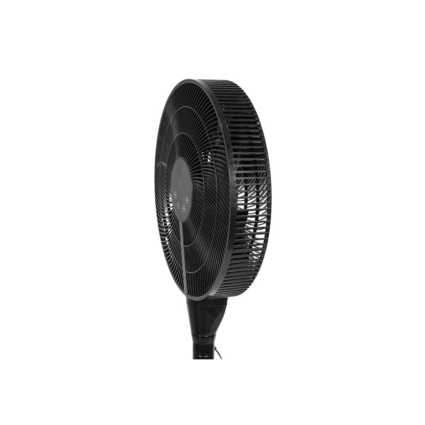 Staande ventilator 25W/230V 130 cm zwart + afstandsbediening