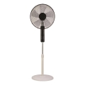 Staande ventilator 60 W/230 V Ø 40 cm wit/zwart
