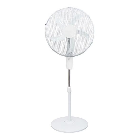 Staande ventilator 60W/230V, diameter 50 cm, wit
