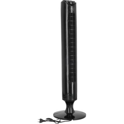Staande ventilator LISSE 45W/230V 91,4 cm zwart + afstandsbediening