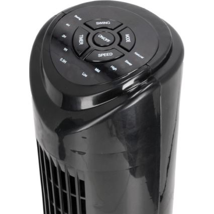 Staande ventilator LISSE 45W/230V 91,4 cm zwart + afstandsbediening