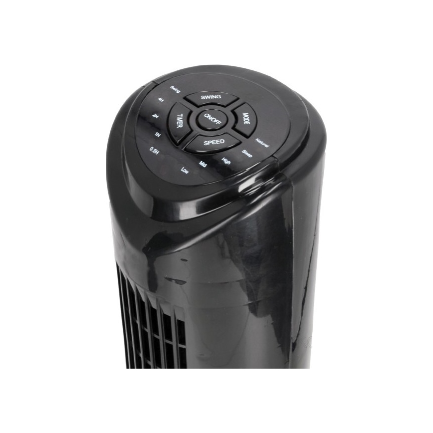 Staande ventilator LISSE 45W/230V 91,4 cm zwart + afstandsbediening
