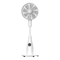 Staande ventilator met nevelfunctie 50W/230V 126 cm wit + afstandsbediening