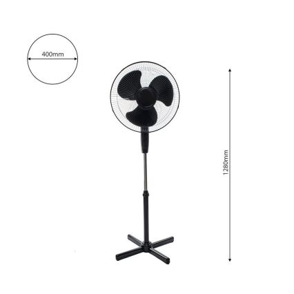 Staande ventilator STANDING 128 cm 45W