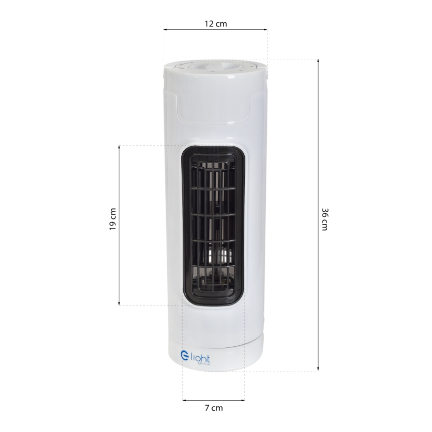 Staande ventilator TOWER 30W/230V wit