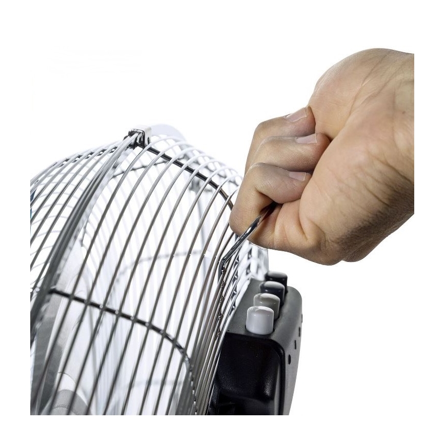 Staande Ventilator VIENTO 100W/230V glanzend chroom