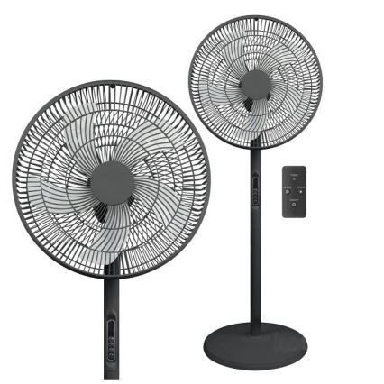 Staande ventilator VIENTO-R 40W/230V zwart + afstandsbediening