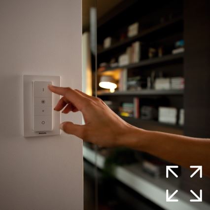 Starters Pakket Philips Hue WHITE AMBIANCE 2xE27/8W/230V + verbindingsapparaat