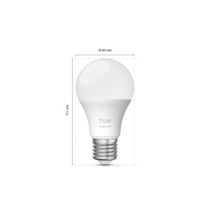 Startpakket Philips Hue White and Color Ambiance Essential 2x E27/8W/230V 2200-6500K + Hue Bridge
