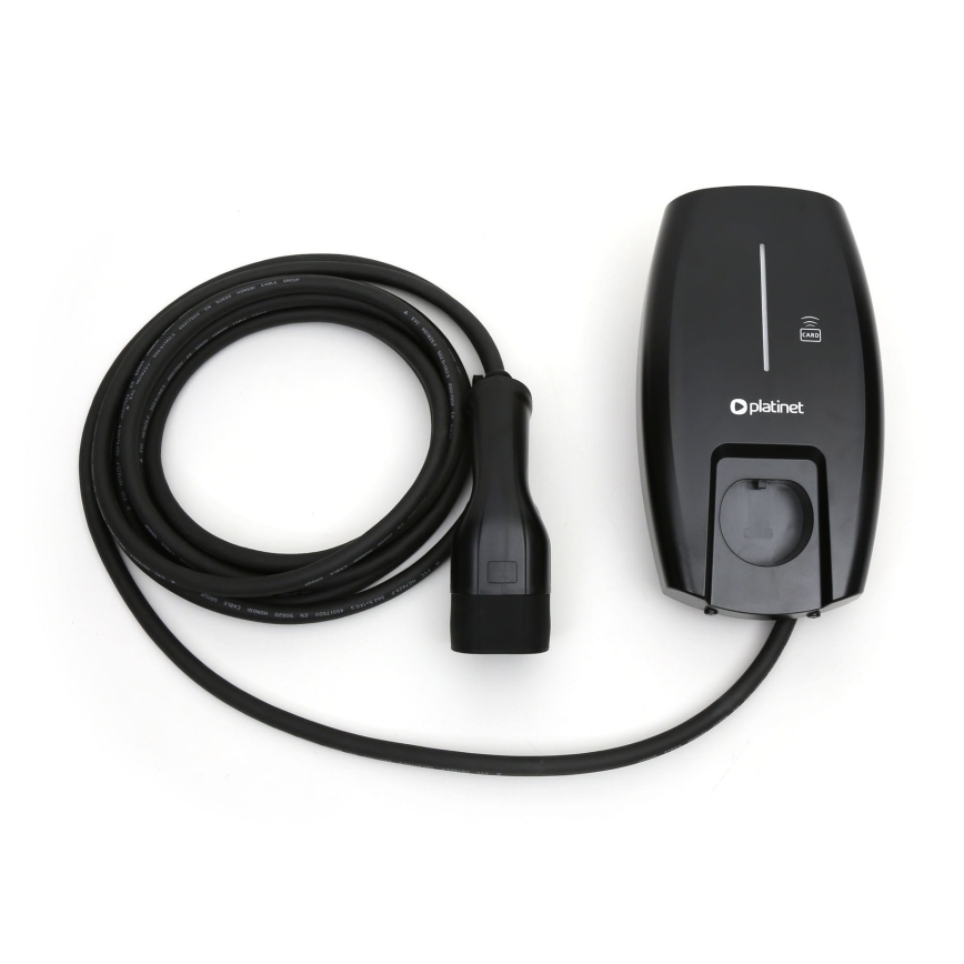 Station de charge pour voitures électriques EV/PEV AC Type 2 11kW/400V/16A 7m Wi-Fi IP65