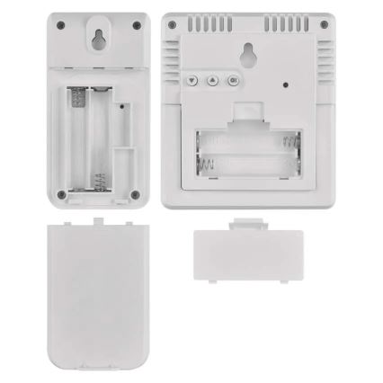 Station météo 5V 2xAAA + 2xAAA noire