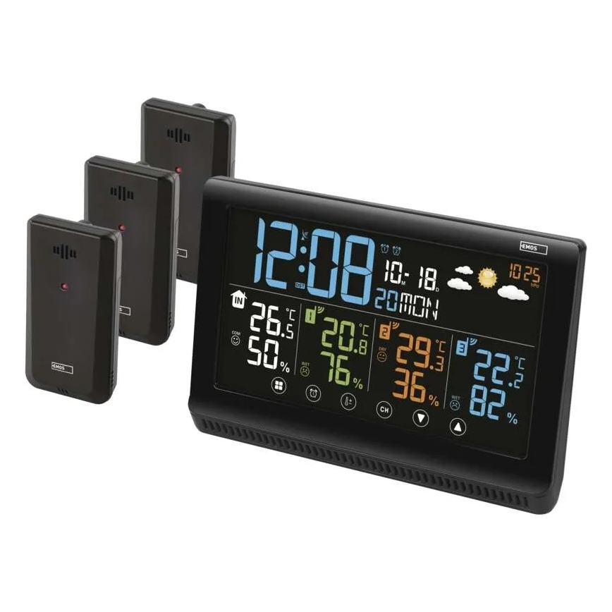 Station météo sans fil 5V/3xAAA + 2xAAA