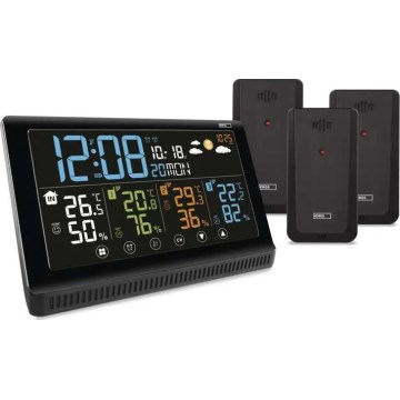 Station météo sans fil avec trois capteurs 5V/3xAAA + 2xAAA