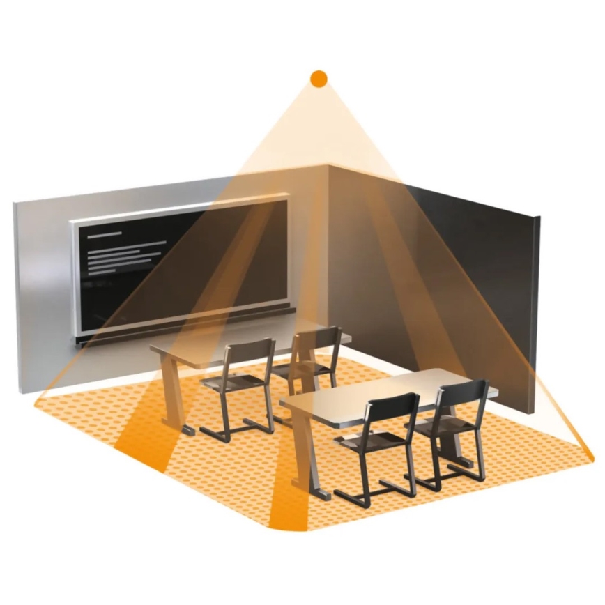 Steinel 002749 - Détecteur de présence IR Quattro 8m DALI-2 APC blanc