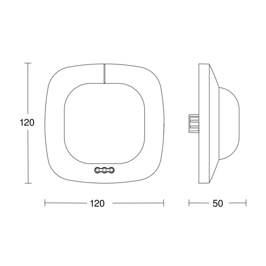 Steinel 002756 - Aanwezigheidsmelder IR Quattro HD 24m DALI-2 APC wit