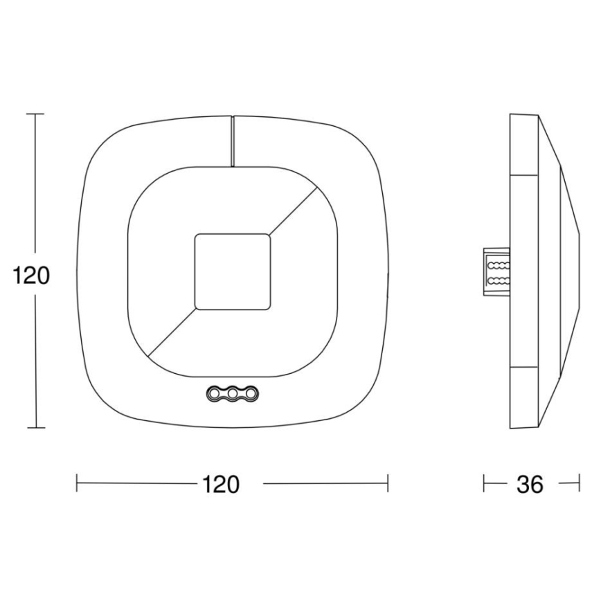 Steinel 002817 - Aanwezigheidsmelder HF 360 DALI-2 APC wit