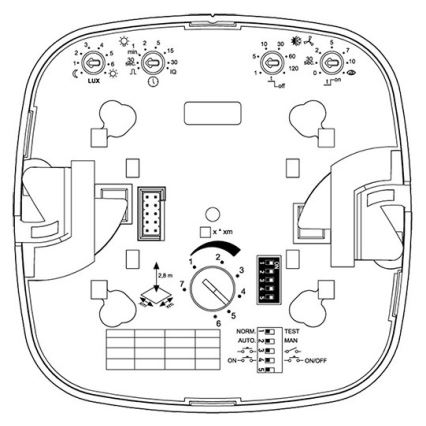 Steinel 002848 - Aanwezigheidsdetector HF 360 COM2 wit