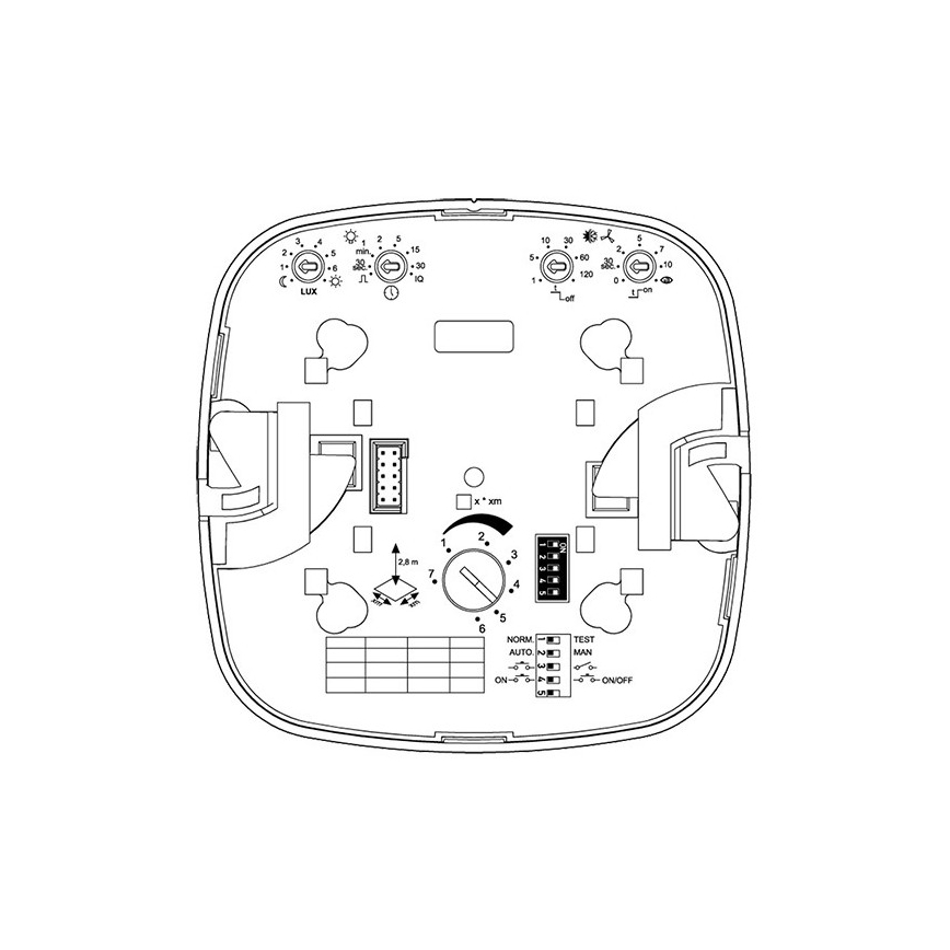Steinel 002848 - Aanwezigheidsdetector HF 360 COM2 wit