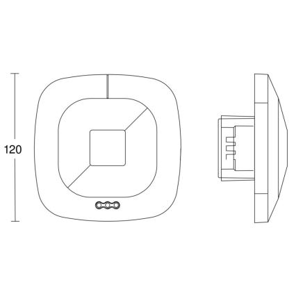Steinel 002848 - Aanwezigheidsdetector HF 360 COM2 wit
