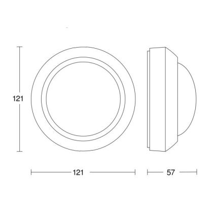 STEINEL 006532 - Détecteur de mouvement extérieur IS360-3 blanc IP54