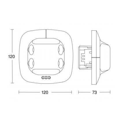 STEINEL 007850 - Bewegingsmelder Dual US COM2