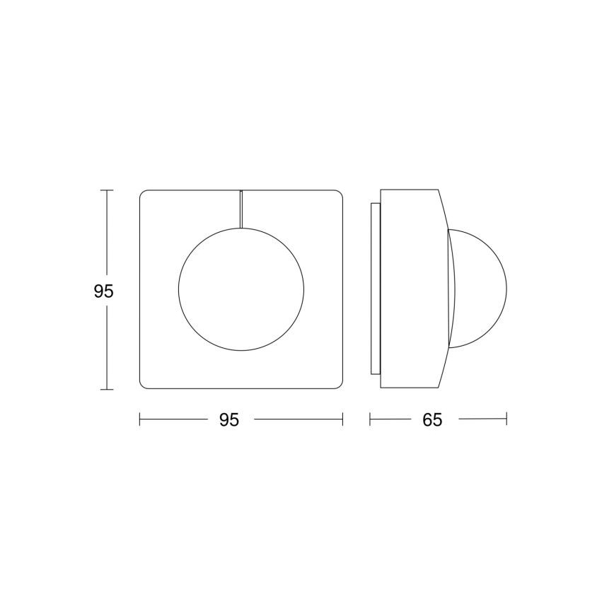 STEINEL 010478 - Buitenbewegingsmelder IS3360 AP COM1 IP54