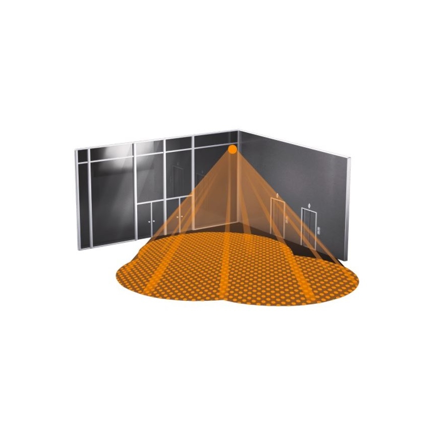 STEINEL 010515 - Détecteur de mouvement extérieur IS 3360 blanc IP54