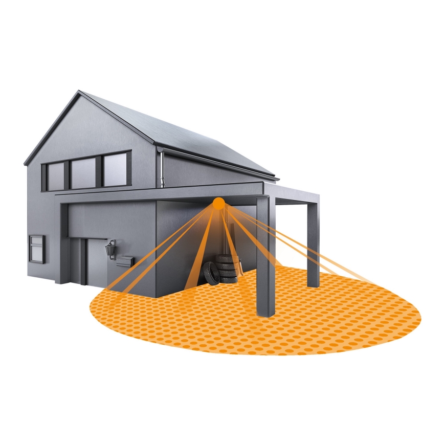 STEINEL 032852 - Bewegingssensor inbouw voor buiten IS360-1DE zwart IP54
