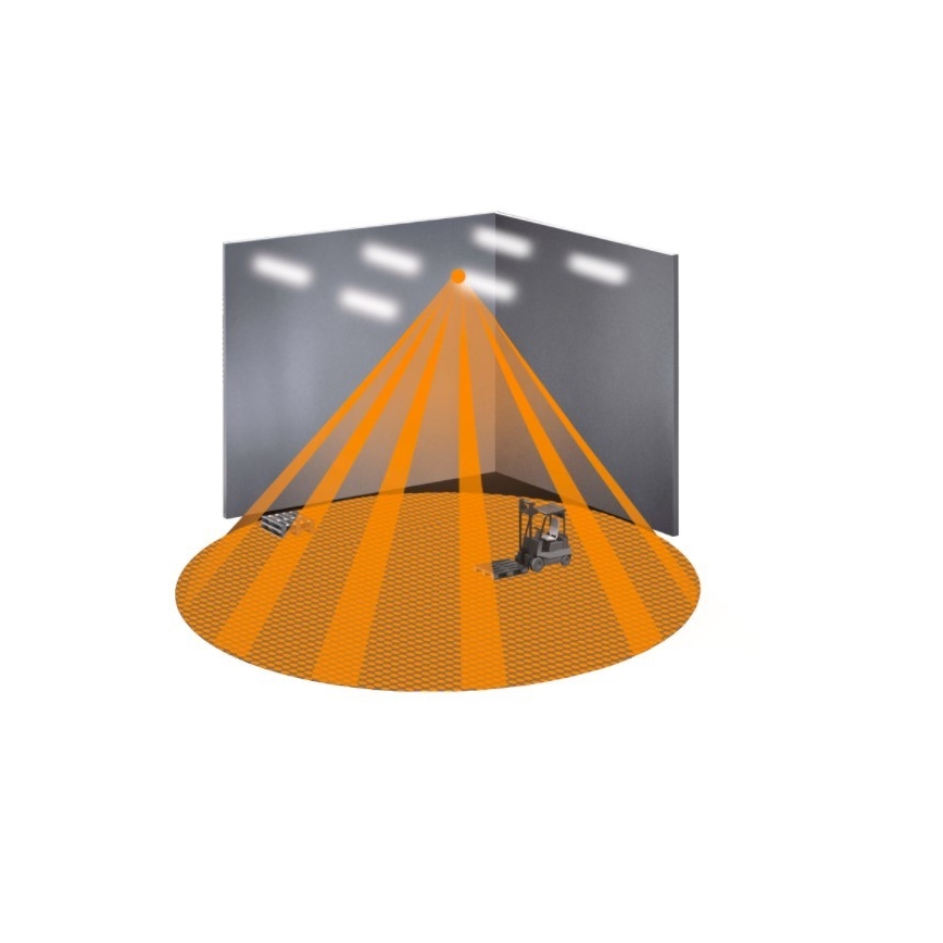 STEINEL 033569 - Détecteur de mouvement extérieur IS 3360 MX Highbay blanc IP54