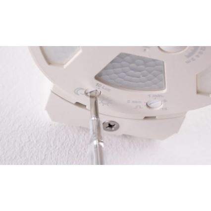 STEINEL 034955 - Détecteur de mouvement extérieur SenslQ S blanc IP54 + télécommande