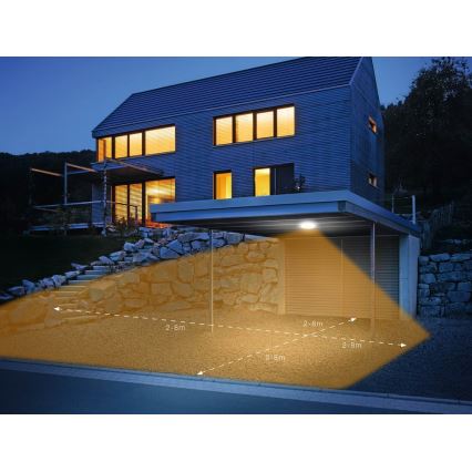 Steinel 035440 - Luminaire LED extérieur avec détecteur QUATTRO LED/10W/230V IP54