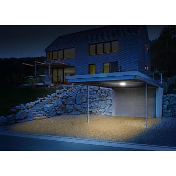 Steinel 035440 - Luminaire LED extérieur avec détecteur QUATTRO LED/10W/230V IP54