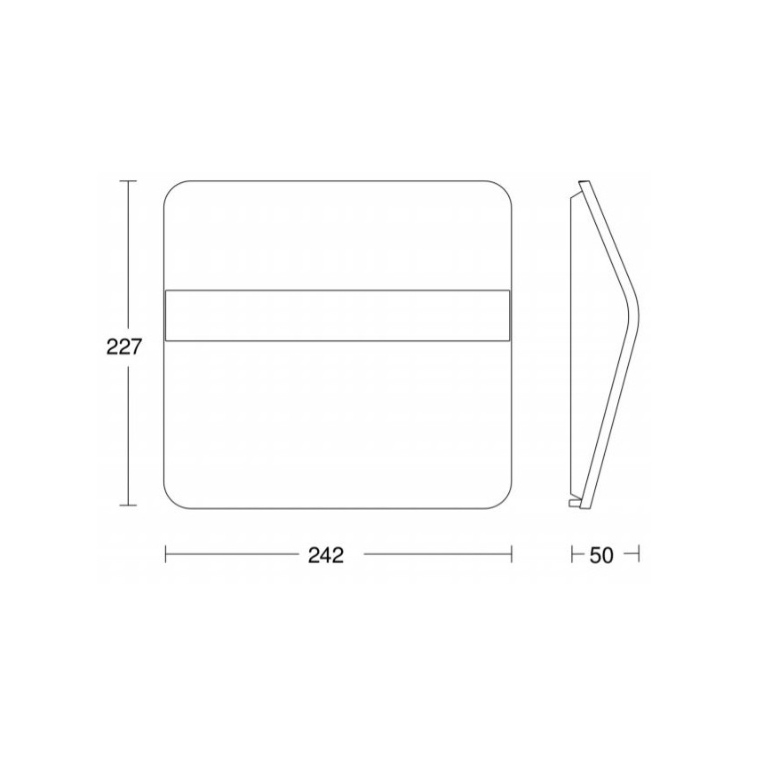STEINEL 035730 - Numéro de maison solaire LED XSolar LH-N LED/0,03W IP44 2500 mAh